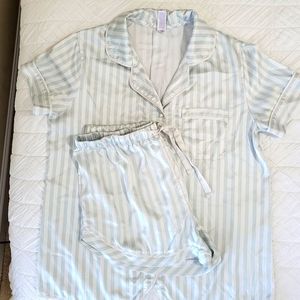 Stars Above Silky Satin Pajama Set